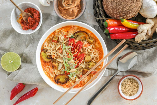 Rezept Ramen Suppe vegan | delikate Ramen-Handlung