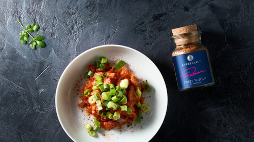 Rezept Gebratenes Schweinefilet in Süßsauer-Soße