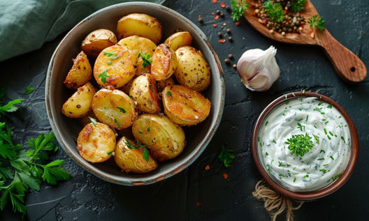 Backkartoffeln Rezept mit Kräuterdip