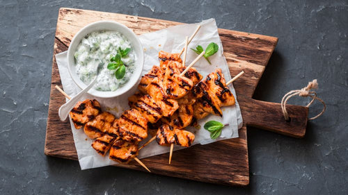 Rezept Souvlaki mit Tzatziki