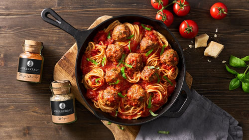 Rezept Spaghetti mit Fleischbällchen