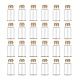 Vierundzwanzig leere, große Korkengläser von Ankerkraut auf weißem Hintergrund.