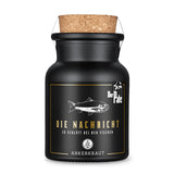 "Die Nachricht" Gewürz vor weißem Hintergrund