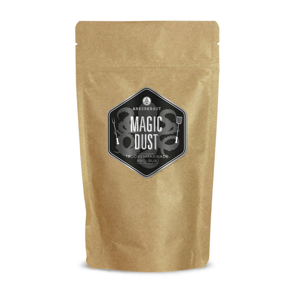 Ankerkraut Magic Dust Rub im praktischen kleinen Nachfüllbeutel zum wieder verschließen.