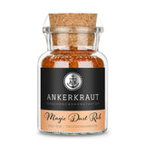Magic Dust Rub von Ankerkraut im Korkenglas auf weißem Hintergrund.