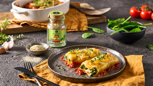 Rezept Lasagne-Röllchen mit Spinat-Füllung