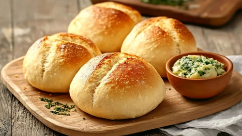 Aufbackbrötchen in der Heißluftfritteuse