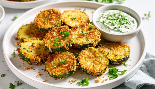 Zucchini aus der Heißluftfritteuse