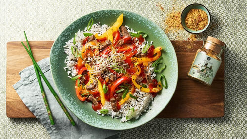 Rezept Rindergeschnetzeltes asiatisch aus dem Wok