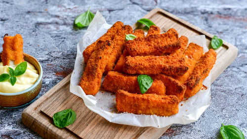 Fischstäbchen in der Heißluftfritteuse