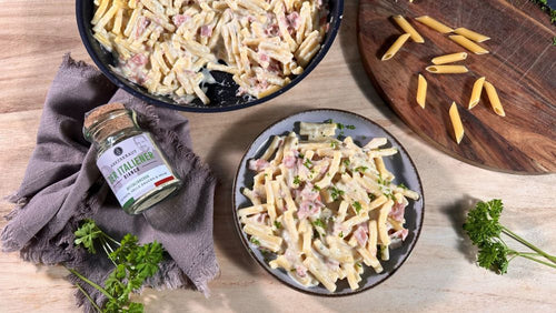 Rezept Käse-Schinken-Nudeln