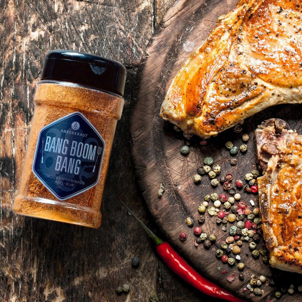 Bang Boom Bang neben Fleisch