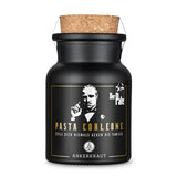 Pasta Corleone Gewürz vor weißem Hintergrund