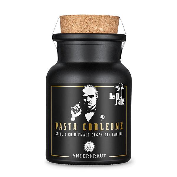 Pasta Corleone Gewürz vor weißem Hintergrund