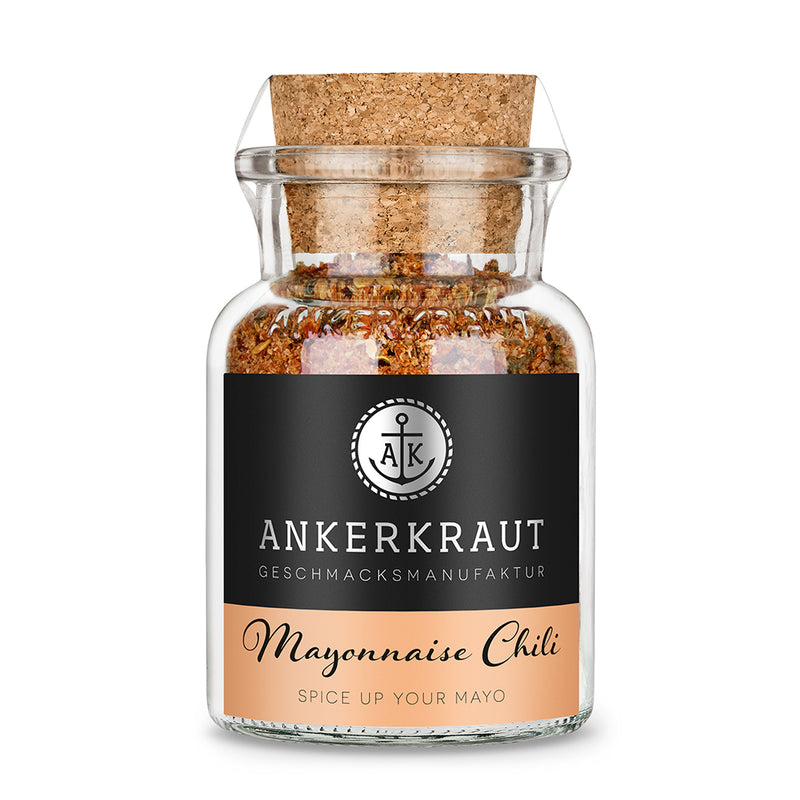 Korkenglas auf weißem Hintergrund