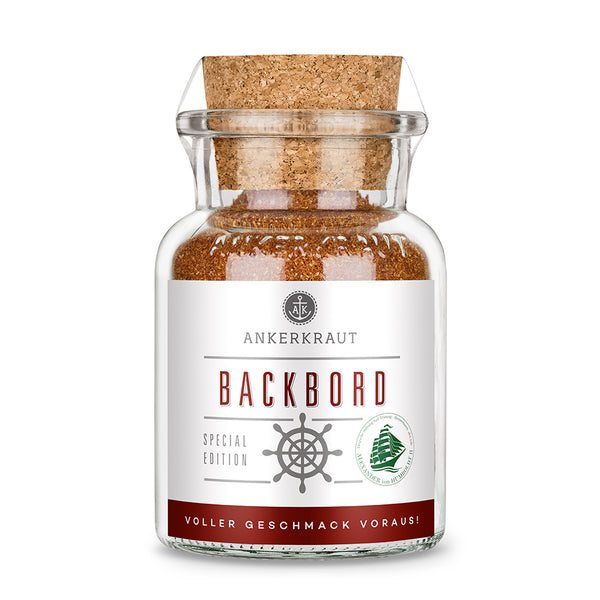 Korkenglas auf weißem Hintergrund