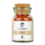 Korkenglas auf weißem Grund