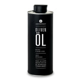 Olivenöldose von vorne