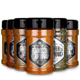 Besser Grillen Gewürz-Set auf weißem Hintergrund.