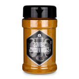 Ankerkraut Bombay Chicken im Gewürzstreuer vor weißem Hintergrund.