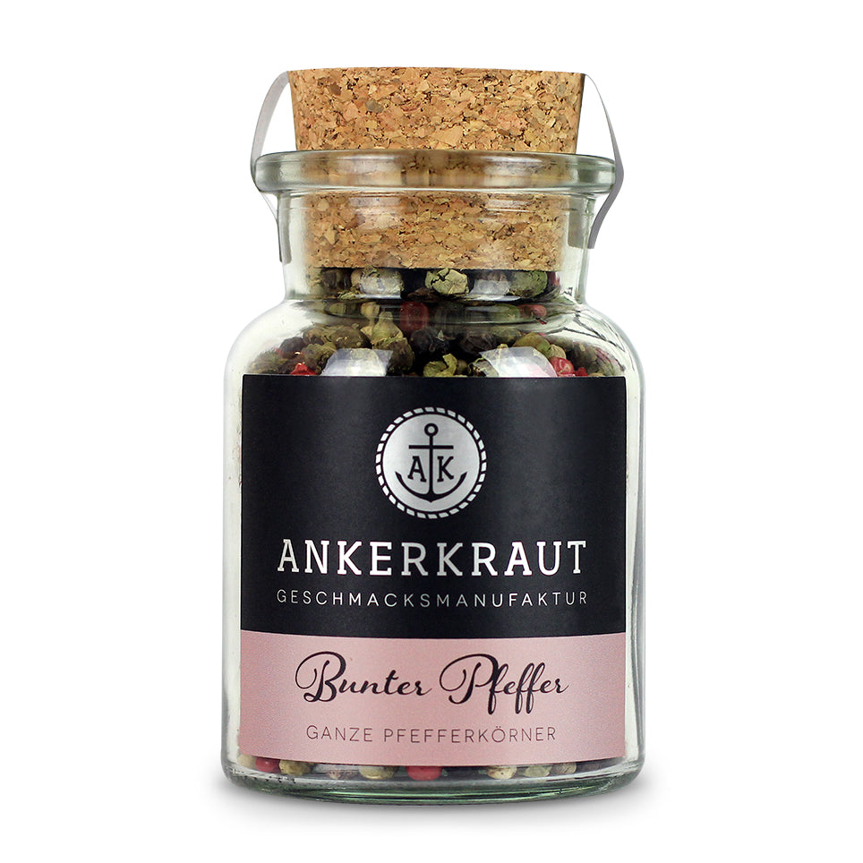 Ankerkraut Gewürz Bunter Pfeffer, ganz, Ankerkraut Bunter Pfeffer - Gewürzmischung Pfeffer