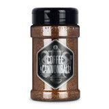 Ankerkraut Coffee Rub im Gewürzstreuer vor weißem Hintergrund.