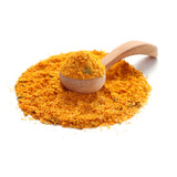 Curry Dip von Ankerkraut als Häufchen auf einem Gewürzlöffel.