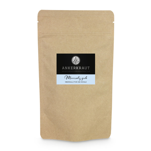 Ankerkraut Grobes Salz im großen Nachfüllbeutel zum wieder verschließen.