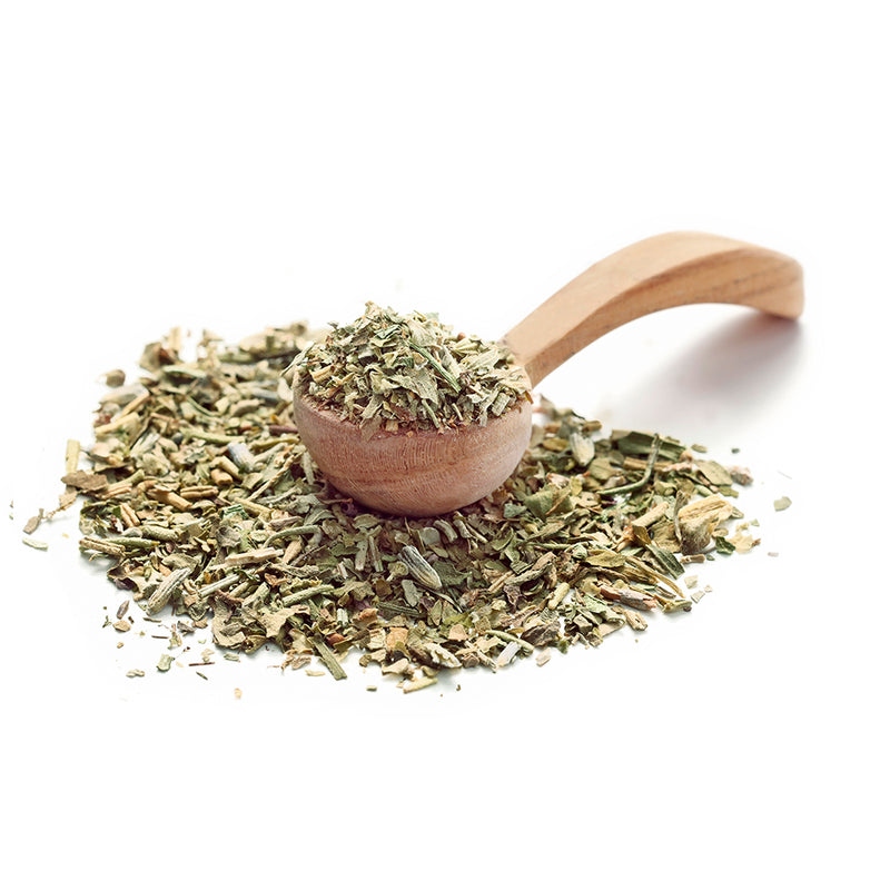 Kräuter der Provence von Ankerkraut als Häufchen auf einem Gewürzlöffel.