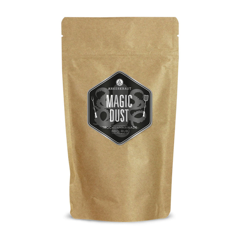 Ankerkraut Magic Dust Rub im praktischen kleinen Nachfüllbeutel zum wieder verschließen.