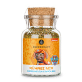 Paw Patrol Rührei von Ankerkraut im Korkenglas auf weißem Hintergrund.