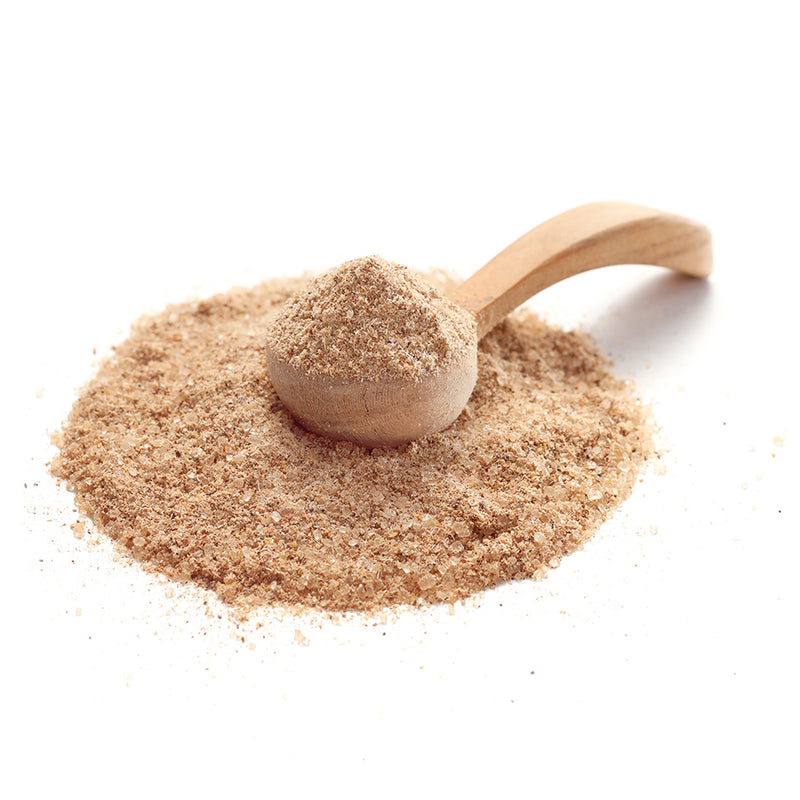 Ankerkraut Spicy Santa Gewürz als Häufchen auf einem Gewürzlöffel.