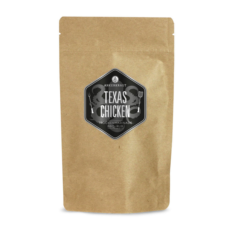 Ankerkraut Texas Chicken im praktischen kleinen Nachfüllbeutel zum wieder verschließen.