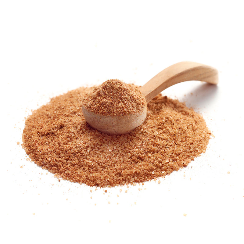 Weihnachtsquark von Ankerkraut als Häufchen auf einem Gewürzlöffel.